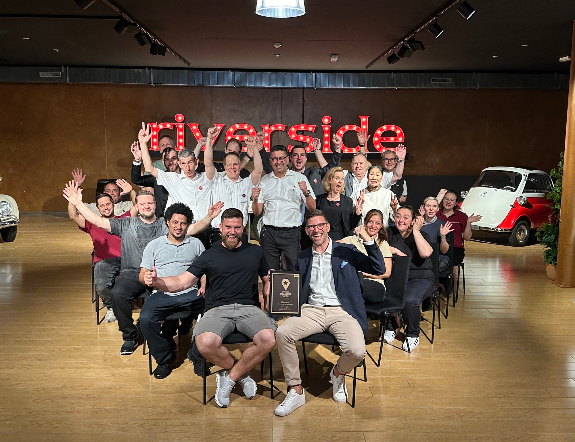 Swiss Location Award 2025: Riverside | 2025: 9.3 Punkte | Herausragende Tagungslocation