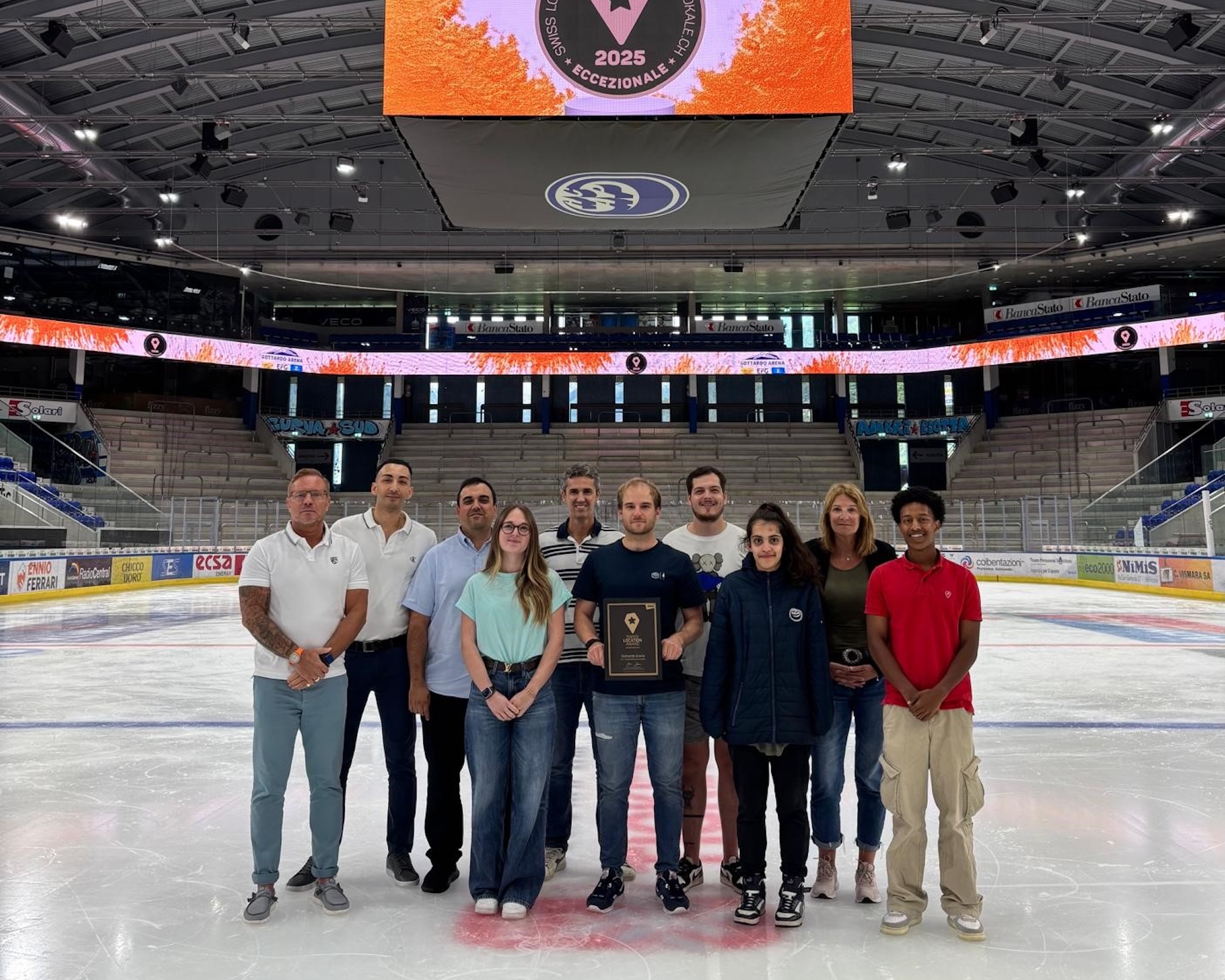 Swiss Location Award 2025: Gottardo Arena | 2025: 9.2 Punkte | Herausragendes Sportstadion