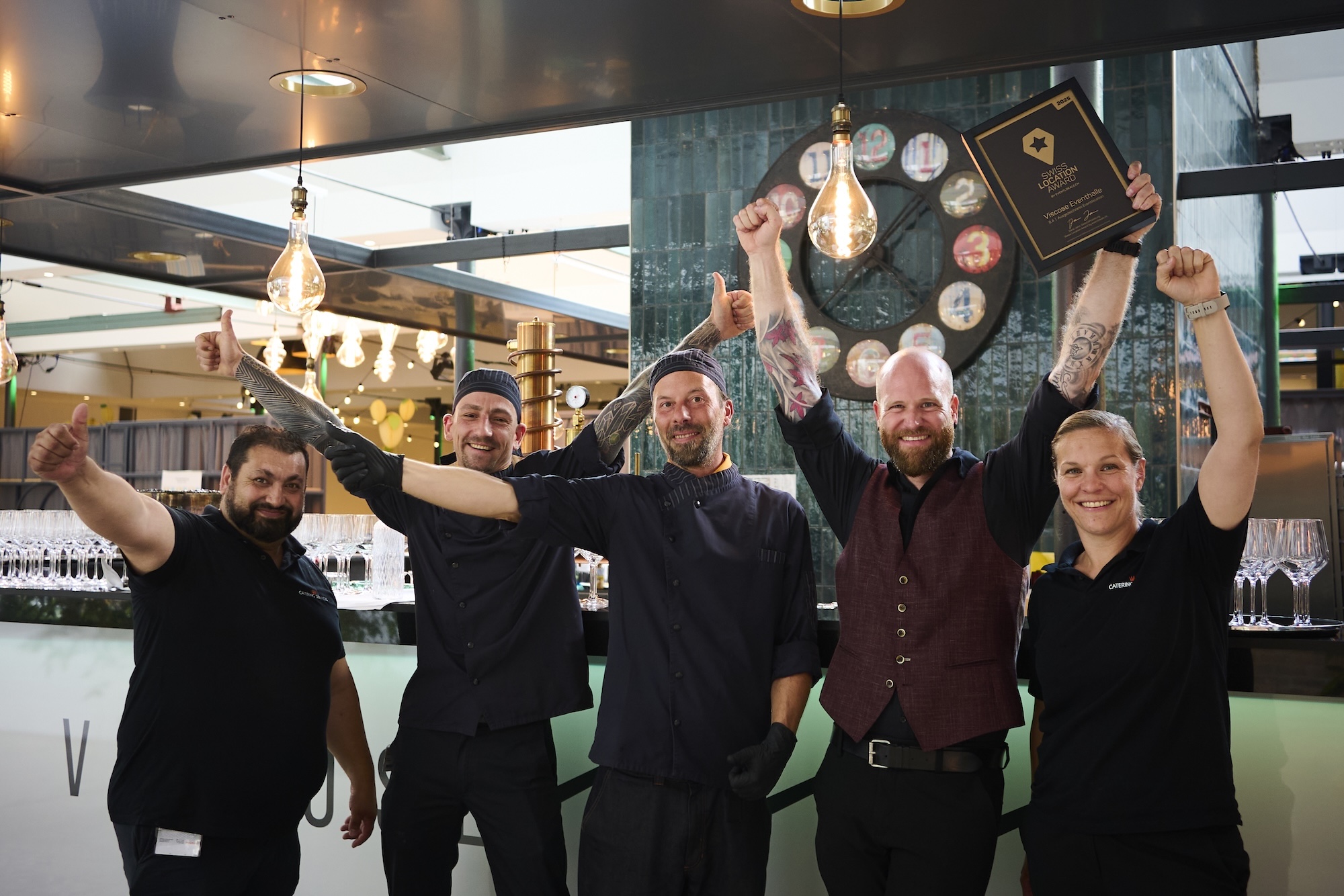 Swiss Location Award 2025: Viscose Eventhalle | 2025: 8.4 Punkte | Ausgezeichnete Eventlocation