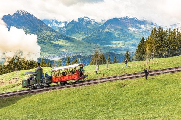 Historische Dampffahrten auf der Rigi