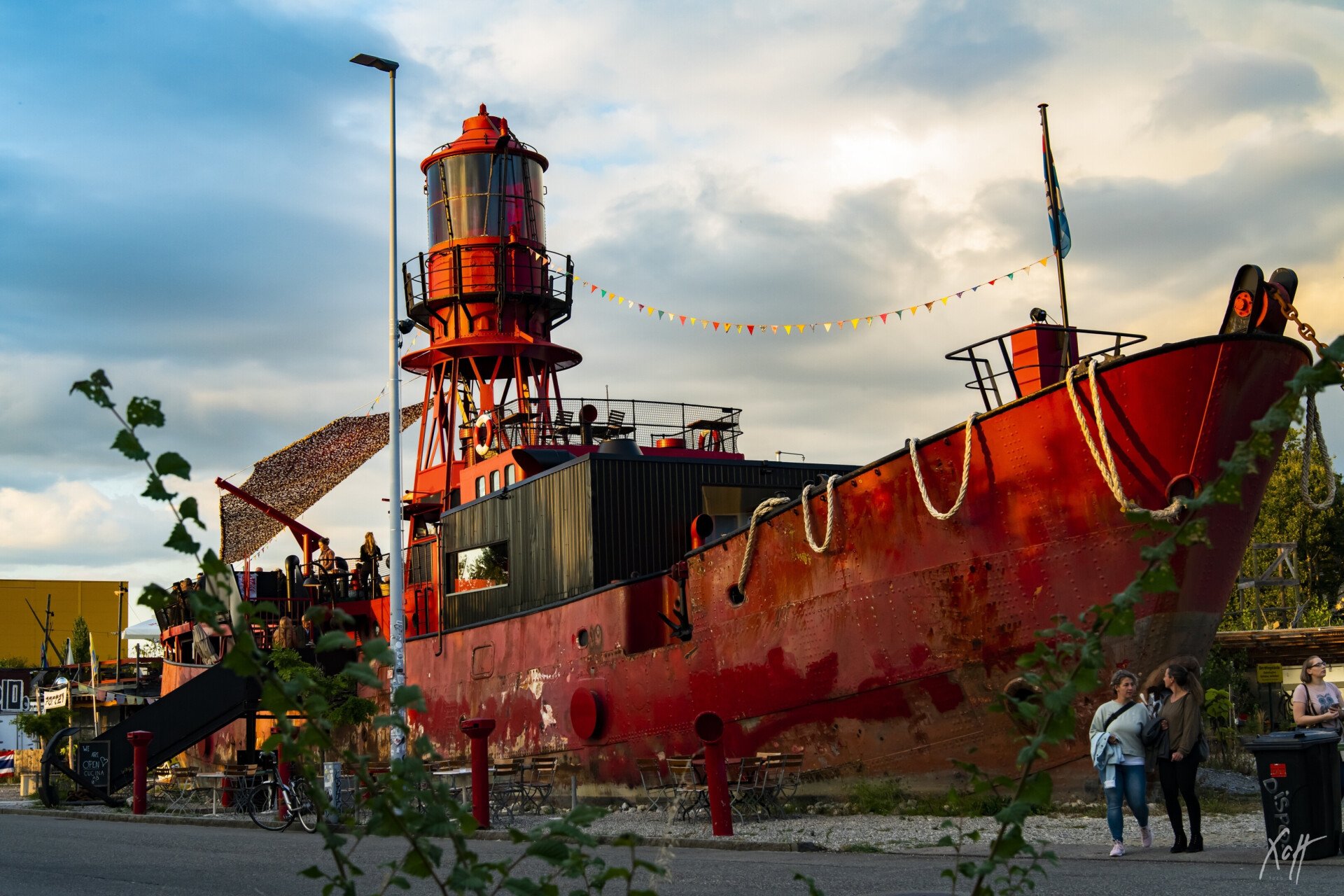 Feuerschiff Gannet auf Basler Festland