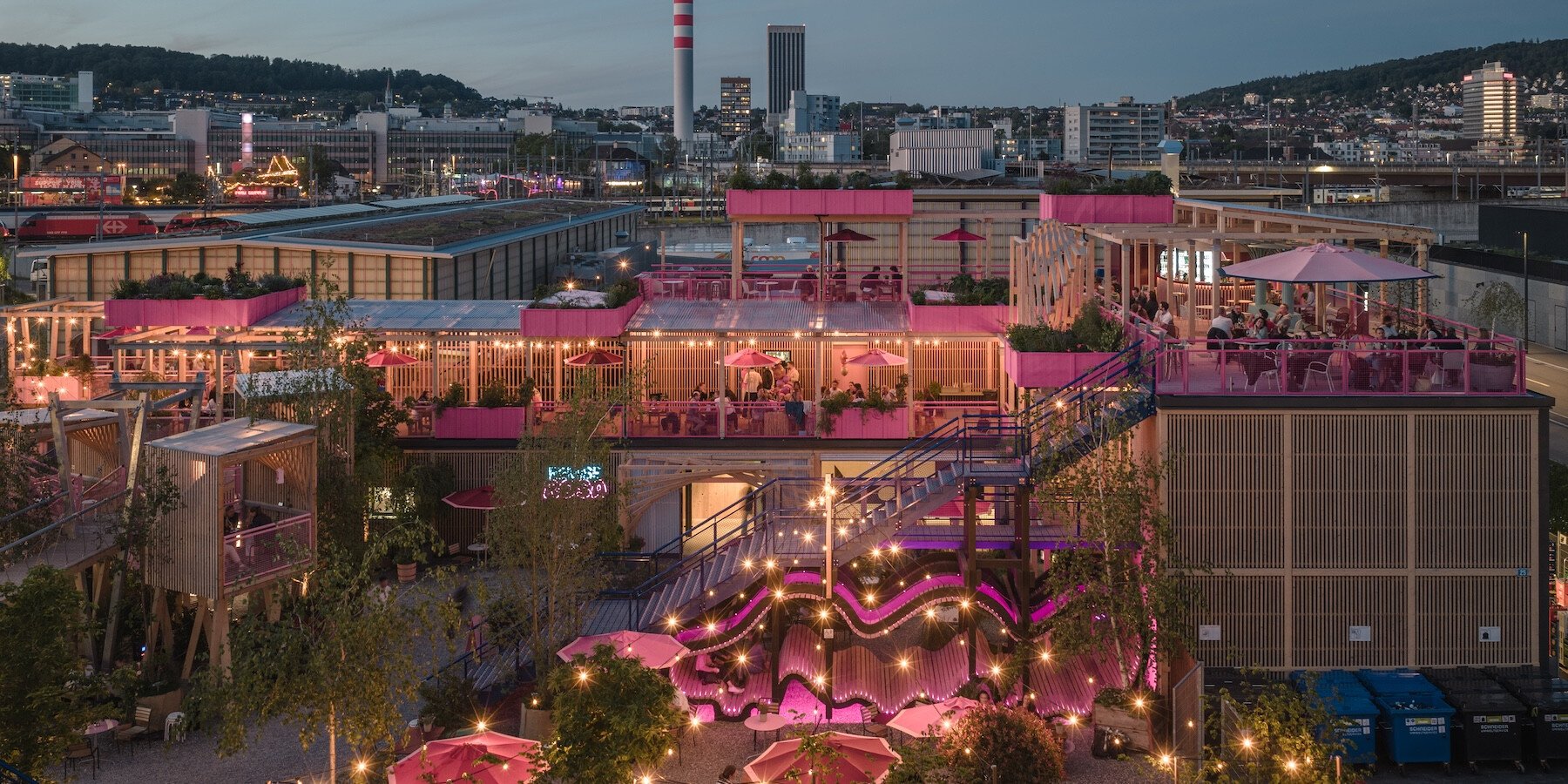 Remise Rosa: Zürichs rosa Stadtgarten